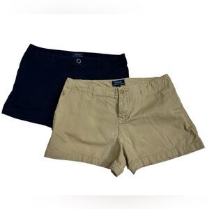 BUNDLE POLO by Ralph Lauren 2 pairs‎ SHORTS, GIRLS SIZE 16